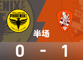 Medio tiempo de la A-League: Vidic contraatacó y anotó, Wellington Phoenix temporalmente 0-1 Brisbane Roar