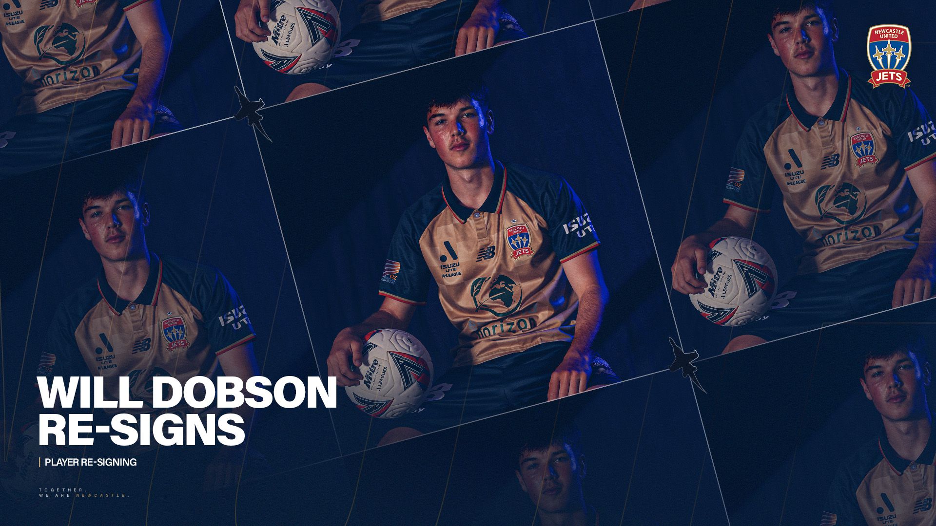 Oficial: Newcastle Jets extiende contrato con el centrocampista Dobson, de 18 años, hasta 2028