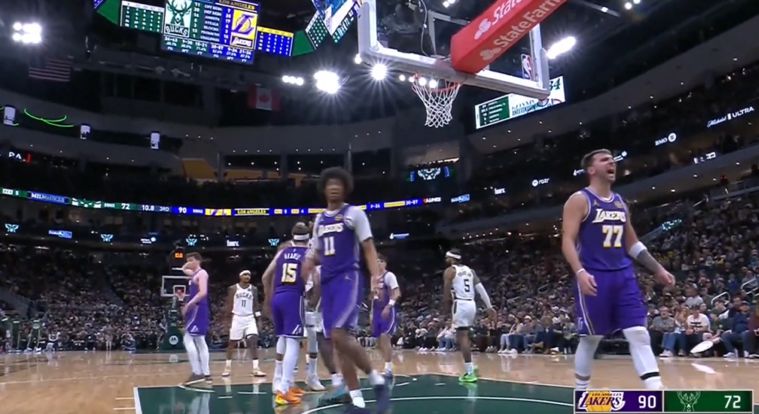 ¡Divertido! Doncic rugió tras el tiro libre de Antetokounmpo: El baloncesto no miente